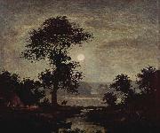 Ralph Albert Blakelock Moonlight oil painting artist